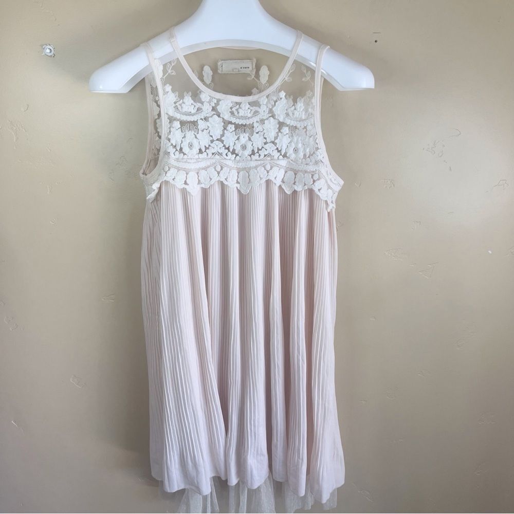 Anthropologie A'Reve Crochet Above Knee Lacy Coquette Womens Dress Size Medium